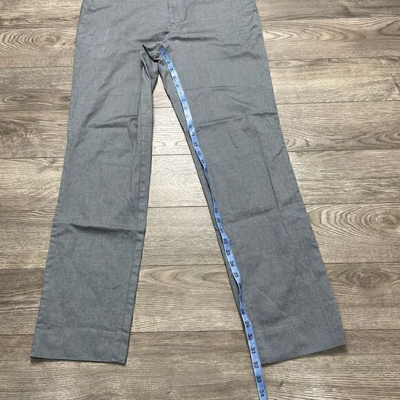 Banana Republic Pants Women's 32x34 Slim Fit Stretch Flat Front Gray - Picture 3 of 9